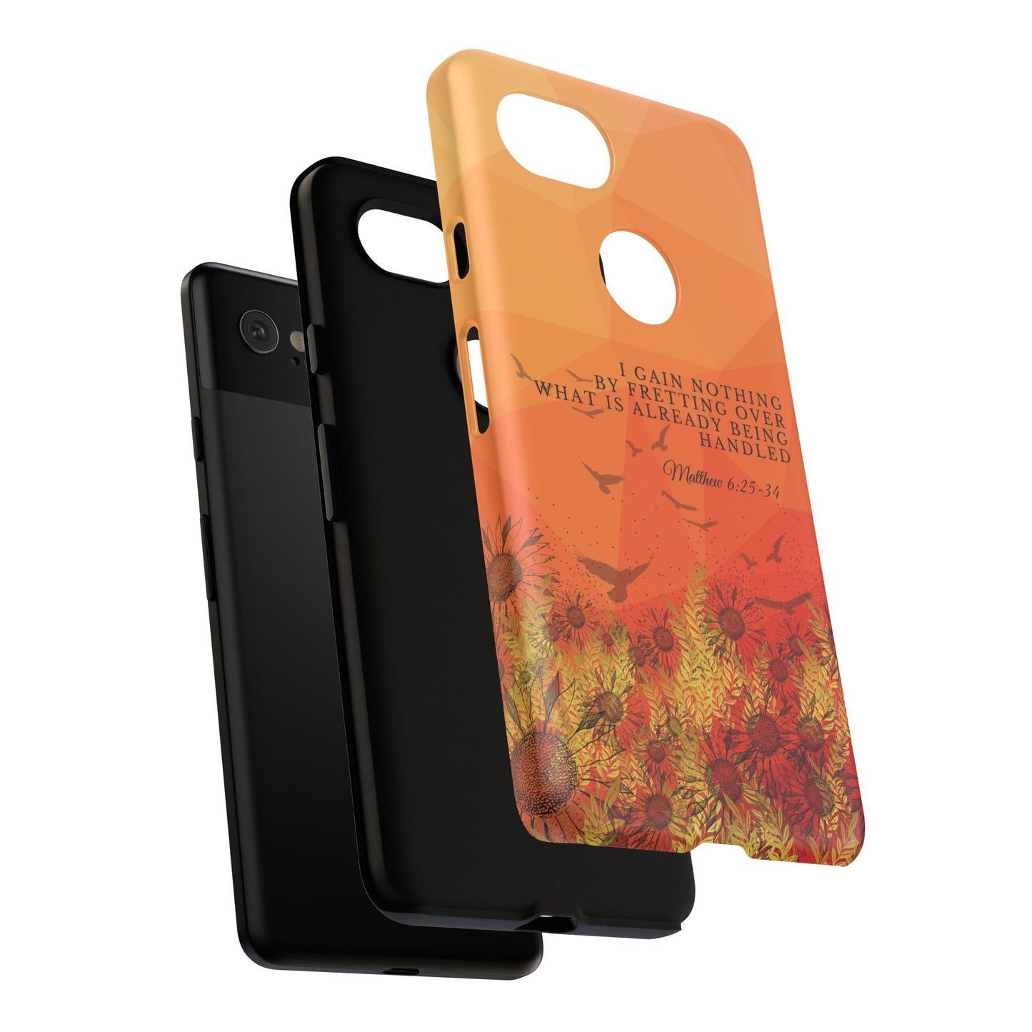 'I Gain Nothing by Fretting' Pixel & Samsung Cases