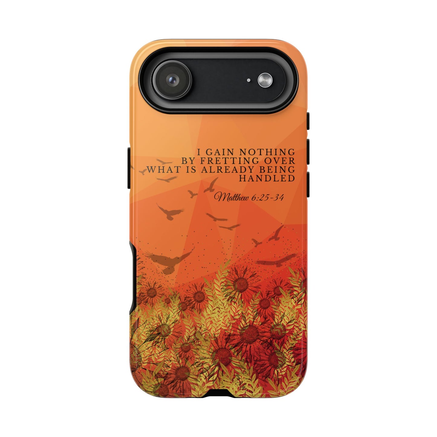 'I Gain Nothing by Fretting' iPhone Cases