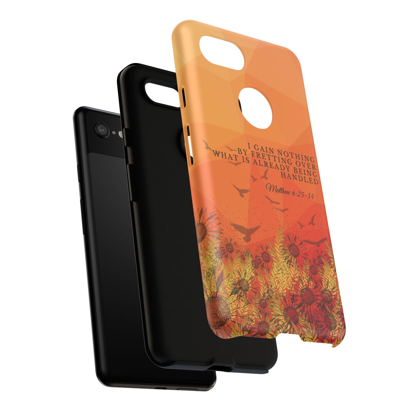 'I Gain Nothing by Fretting' Pixel & Samsung Cases