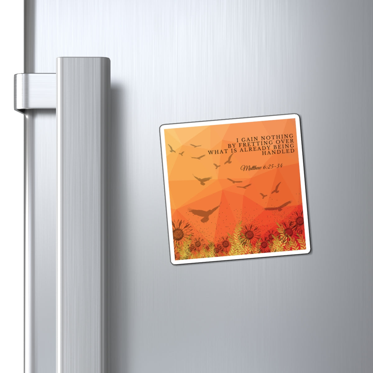'I Gain Nothing by Fretting' Christian Magnets