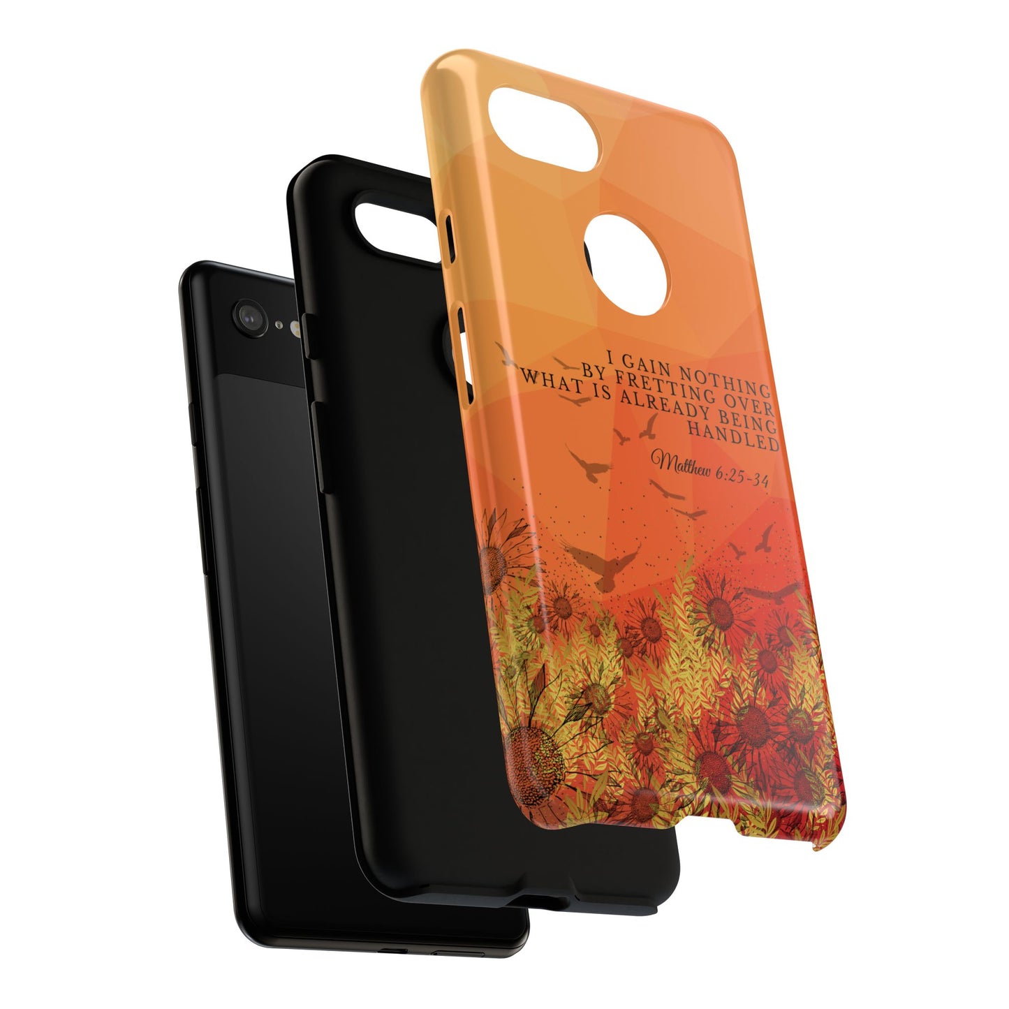'I Gain Nothing by Fretting' Pixel & Samsung Cases