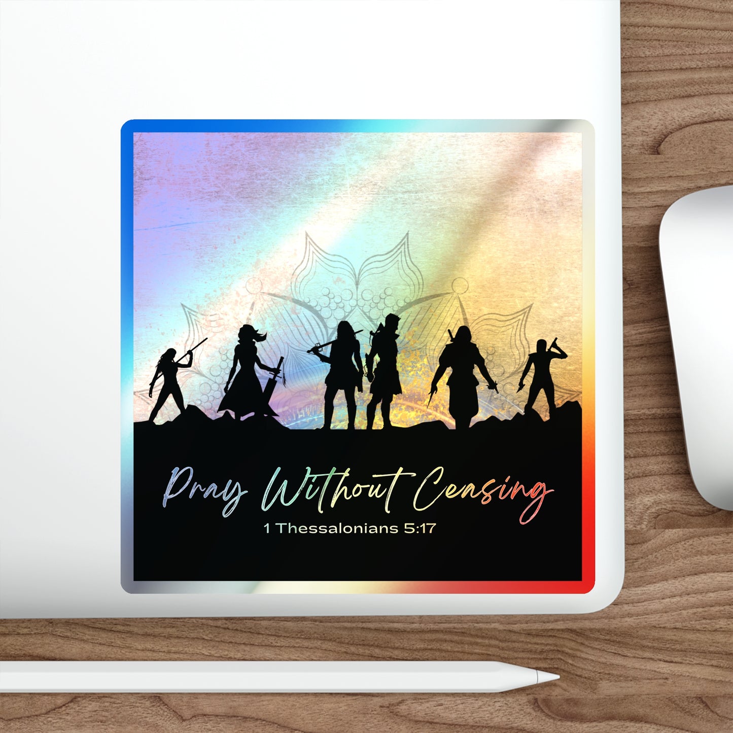 Pray without Ceasing Christian Sticker