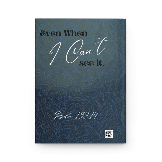 I am Beautiful... Hardcover Biblical Affirmations Journal Back cover, no background