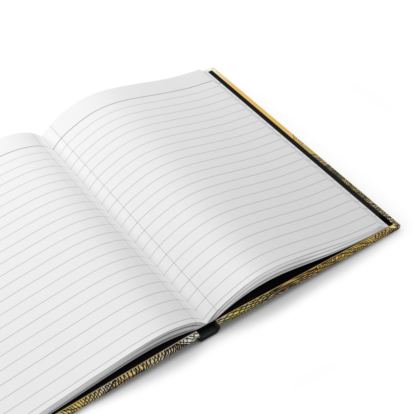 Mark 9:21-25- 'I Believe, Help My Unbelief!' Hardcover Christian Journal Open, lined pages example