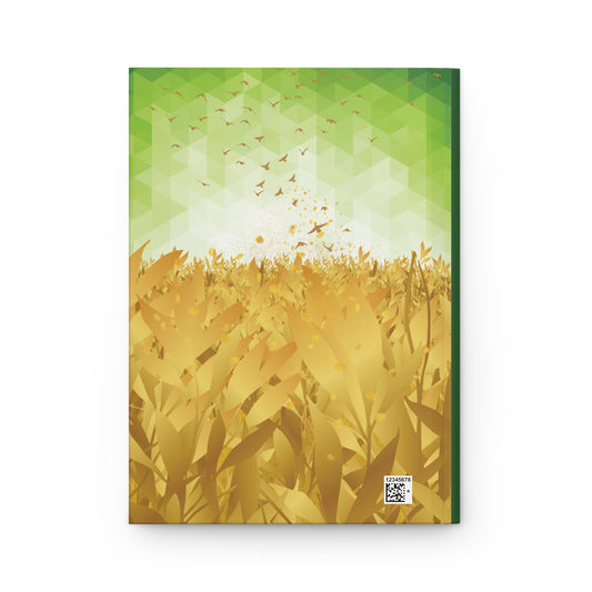 Matthew 6:33- 'Seek first the Kingdom' Hardcover Christian Journal Back cover, no background