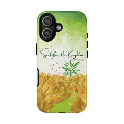 'Seek first the Kingdom' iPhone Cases