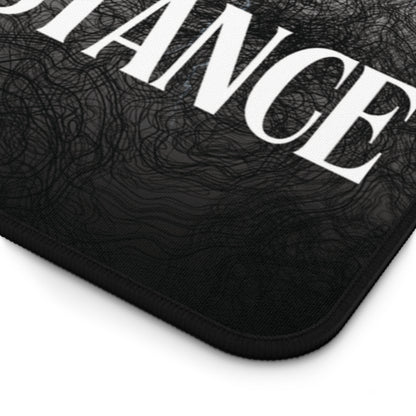 'Contentment Beyond Circumstance' Christian Desk Mat