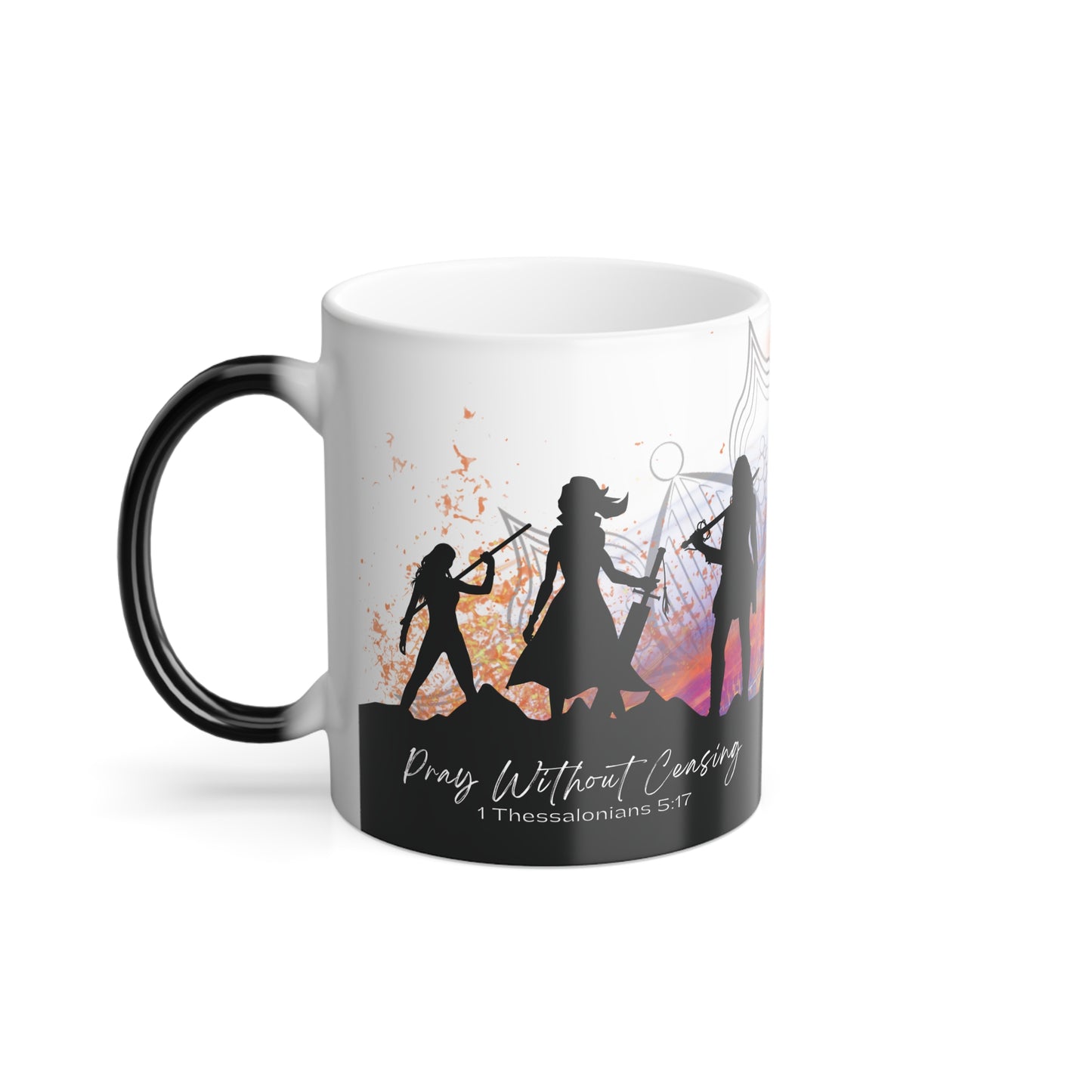 “Pray Without Ceasing” Color Changing Mug