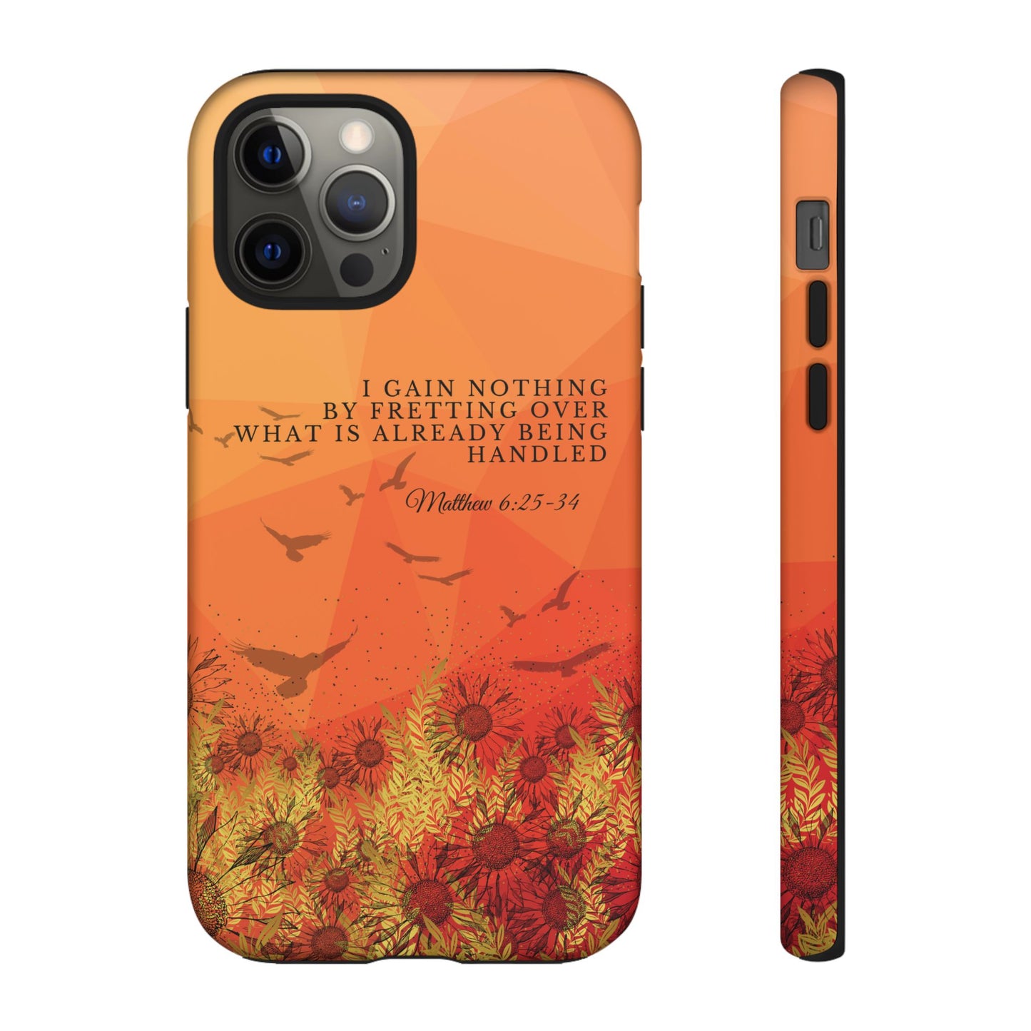 'I Gain Nothing by Fretting' iPhone Cases