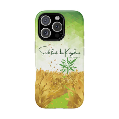 'Seek first the Kingdom' iPhone Cases