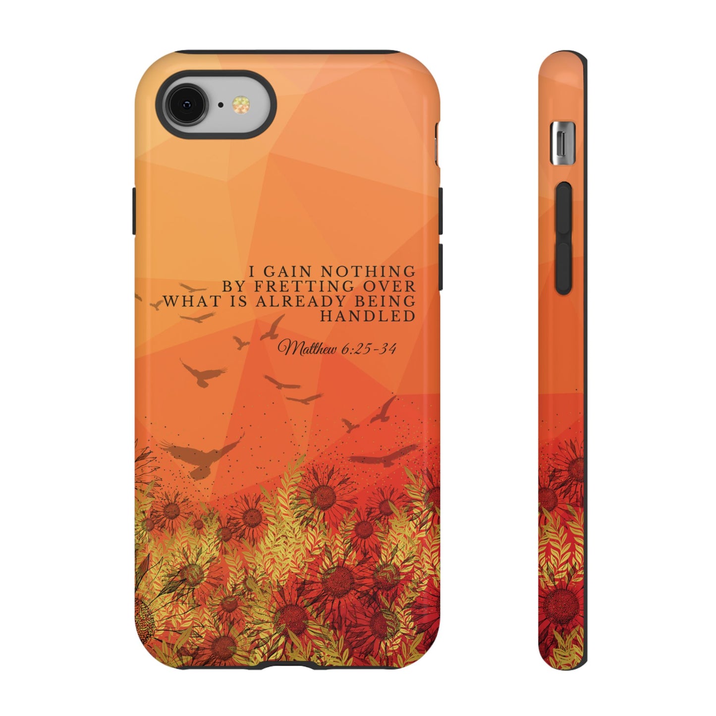 'I Gain Nothing by Fretting' iPhone Cases