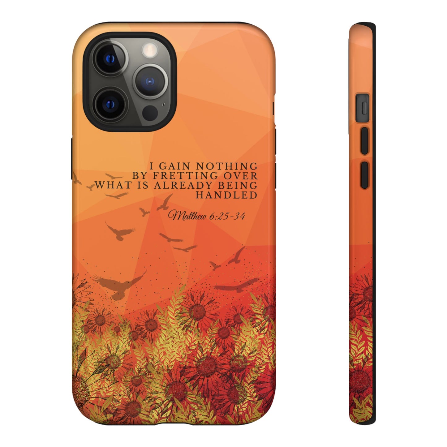 'I Gain Nothing by Fretting' iPhone Cases