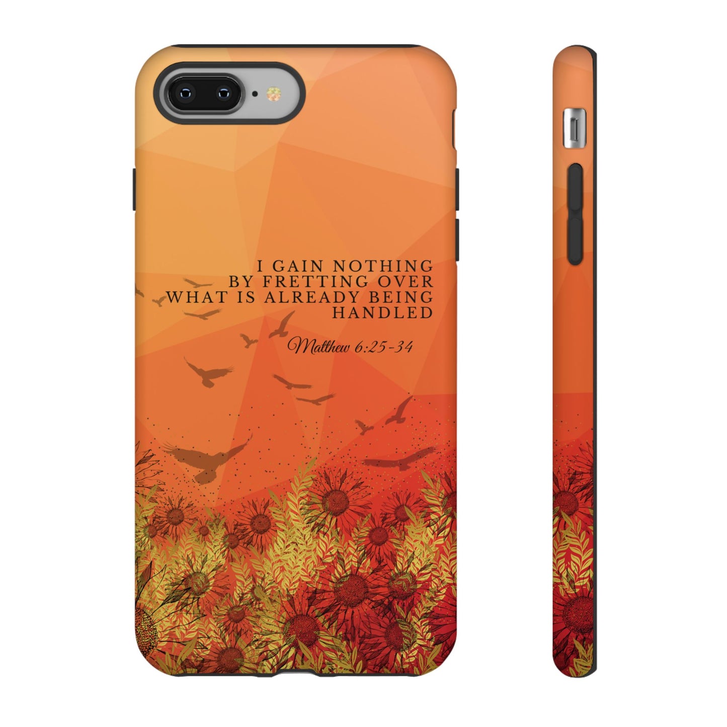 'I Gain Nothing by Fretting' iPhone Cases