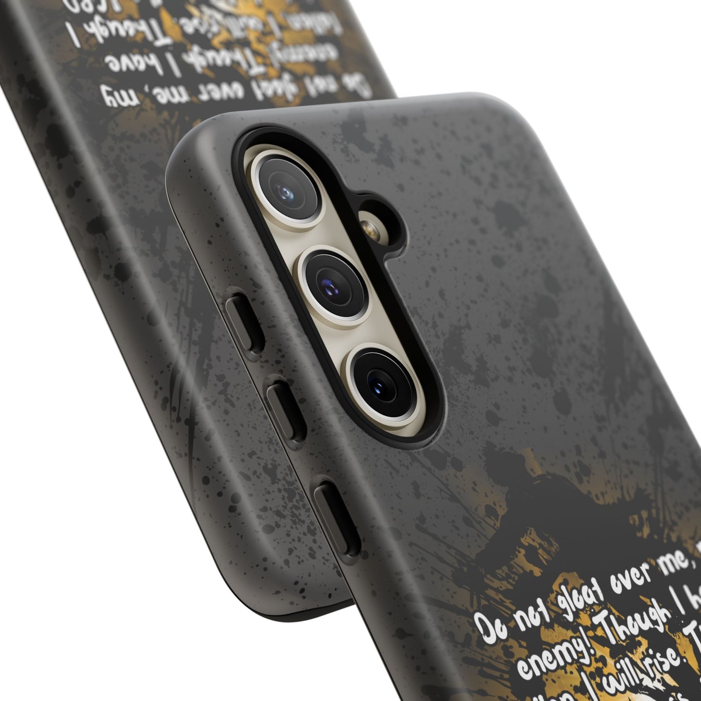 "Don't Gloat Over Me" Micah 7:8, Galaxy & Pixel Cases