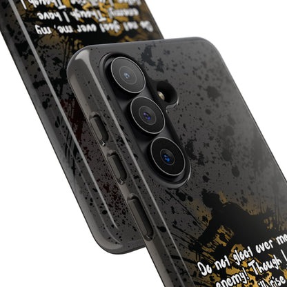 "Don't Gloat Over Me" Micah 7:8, Galaxy & Pixel Cases