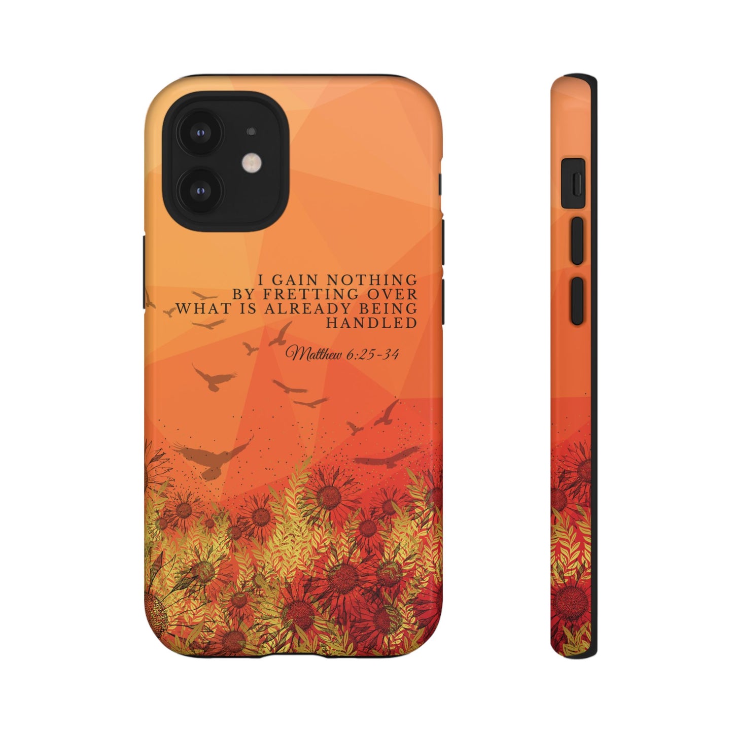 'I Gain Nothing by Fretting' iPhone Cases