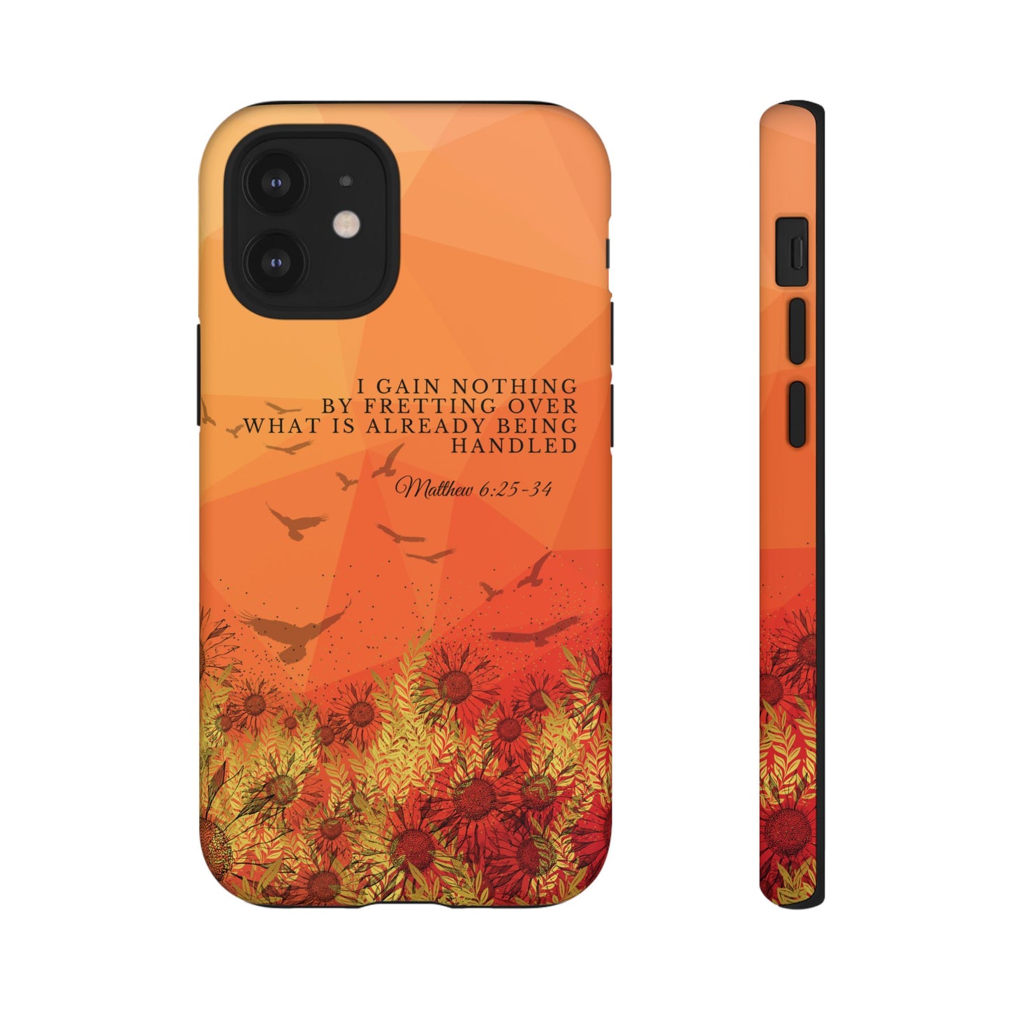 'I Gain Nothing by Fretting' iPhone Cases