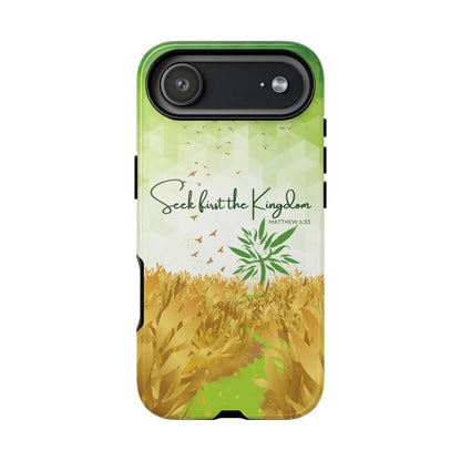 'Seek first the Kingdom' iPhone Cases