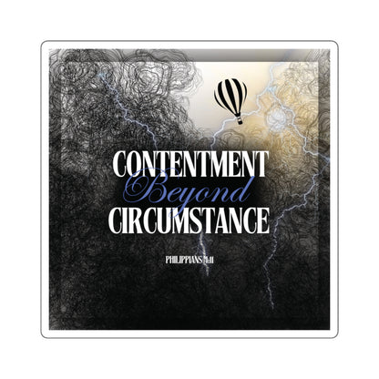 Contentment beyond Circumstance Christian Stickers