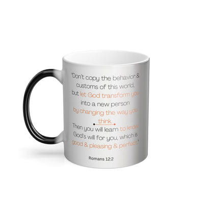 'Let God Transform You' Color Changing Mug