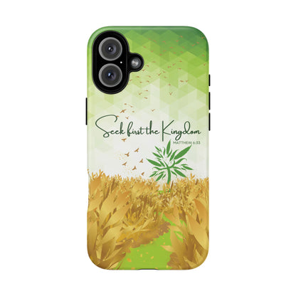 'Seek first the Kingdom' iPhone Cases