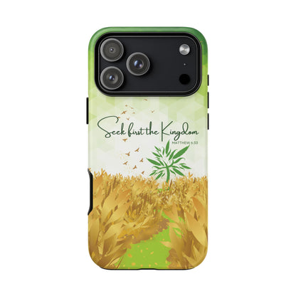 'Seek first the Kingdom' iPhone Cases