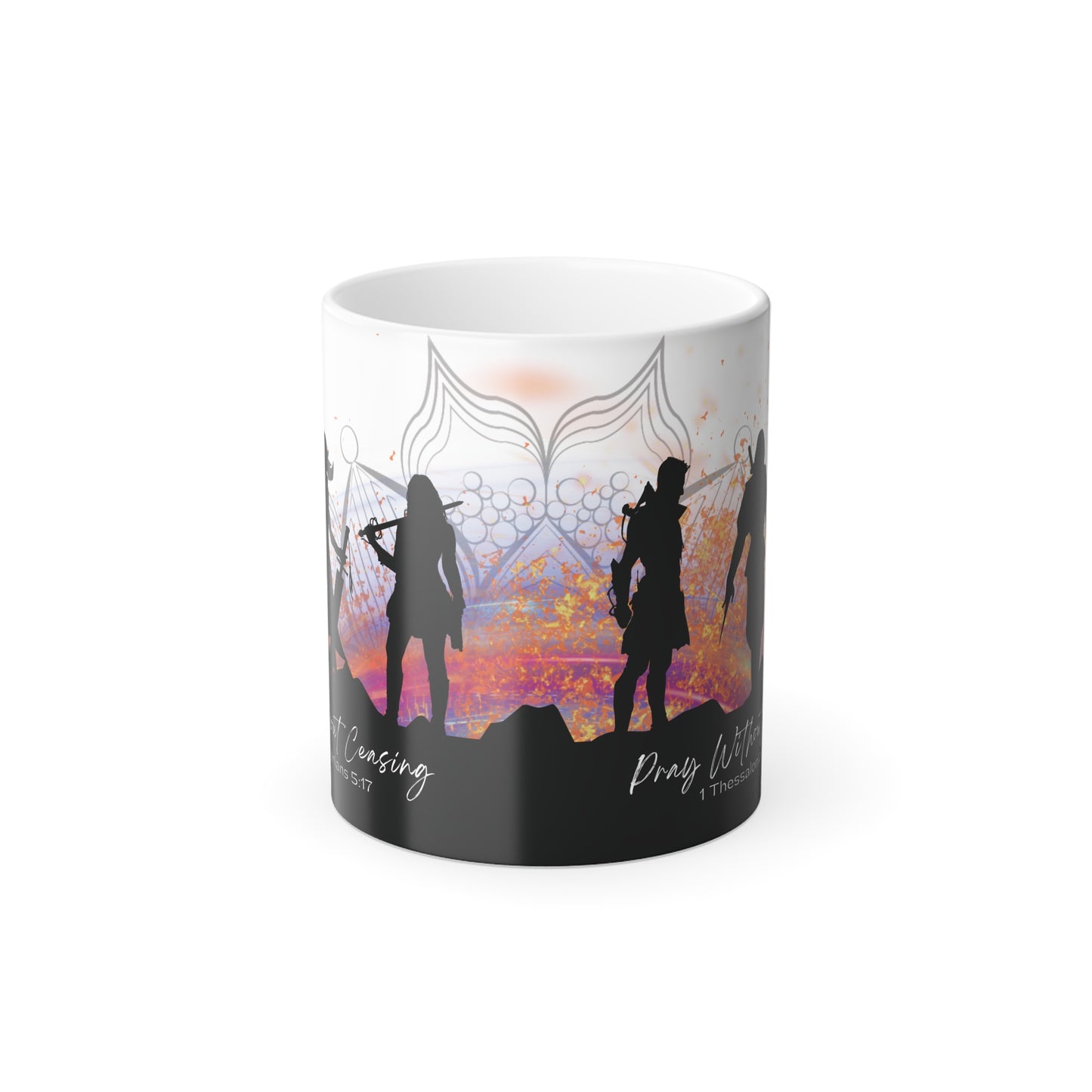 “Pray Without Ceasing” Color Changing Mug