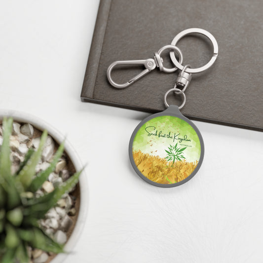 'Seek first the Kingdom' Christian Keychain