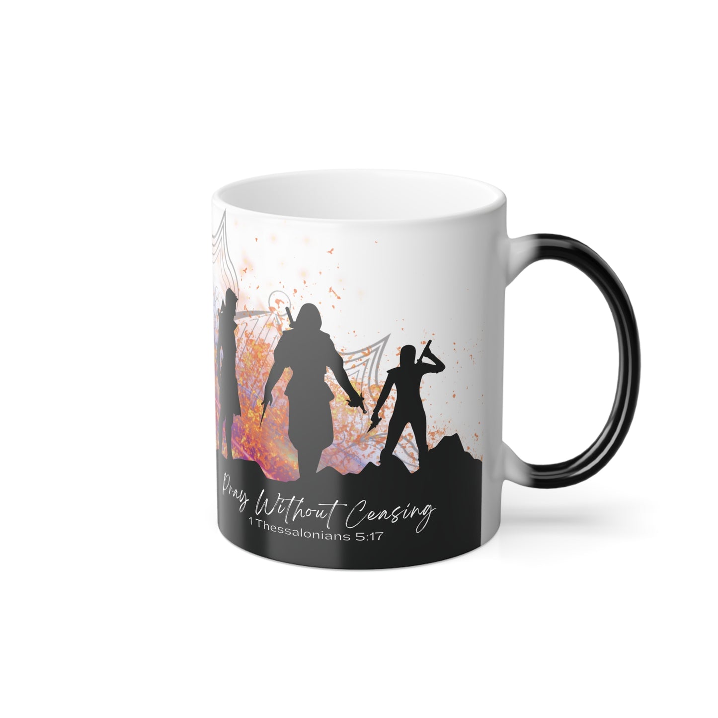 “Pray Without Ceasing” Color Changing Mug