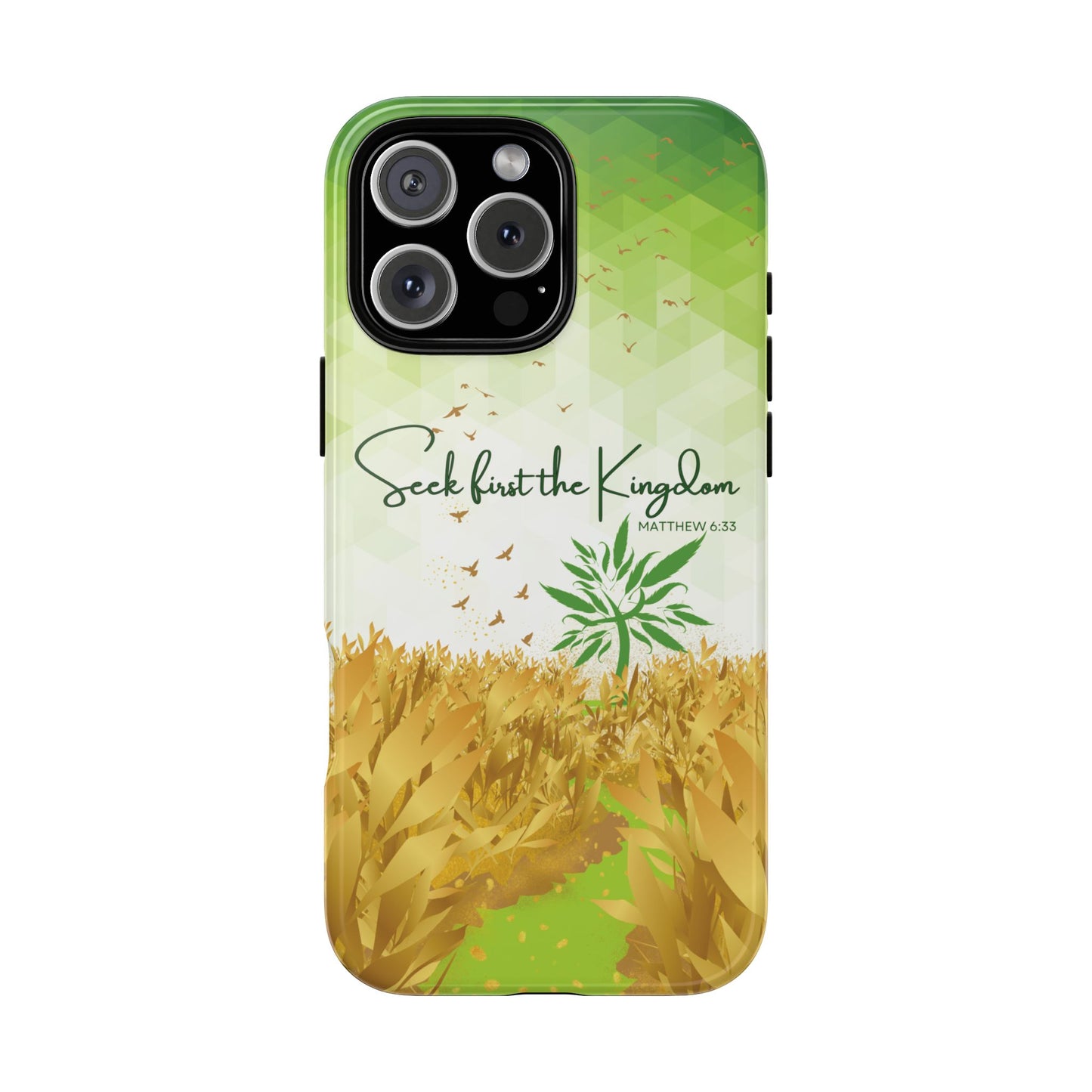 'Seek first the Kingdom' iPhone Cases