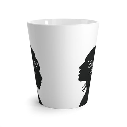 'What if / Even if' Faith Coffee Mug: Man with Dreads Side View, No Background