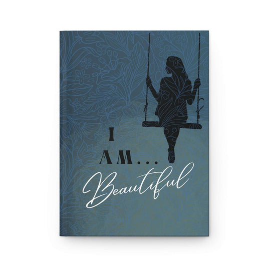 I am Beautiful... Hardcover Biblical Affirmations Journal Front Cover, no background