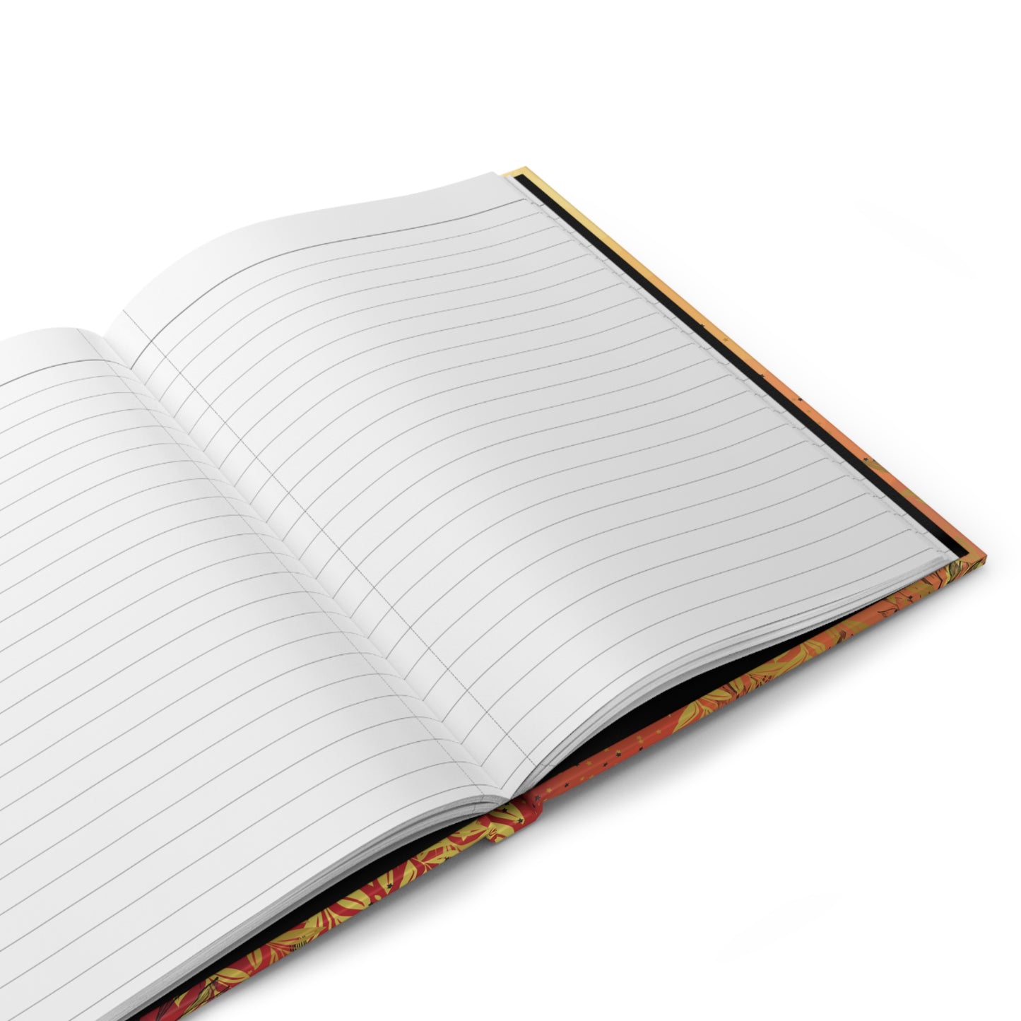 Matthew 6:25-34 - 'I Gain Nothing by Fretting...' Hardcover Biblical Affirmations Journal Open, lined pages example