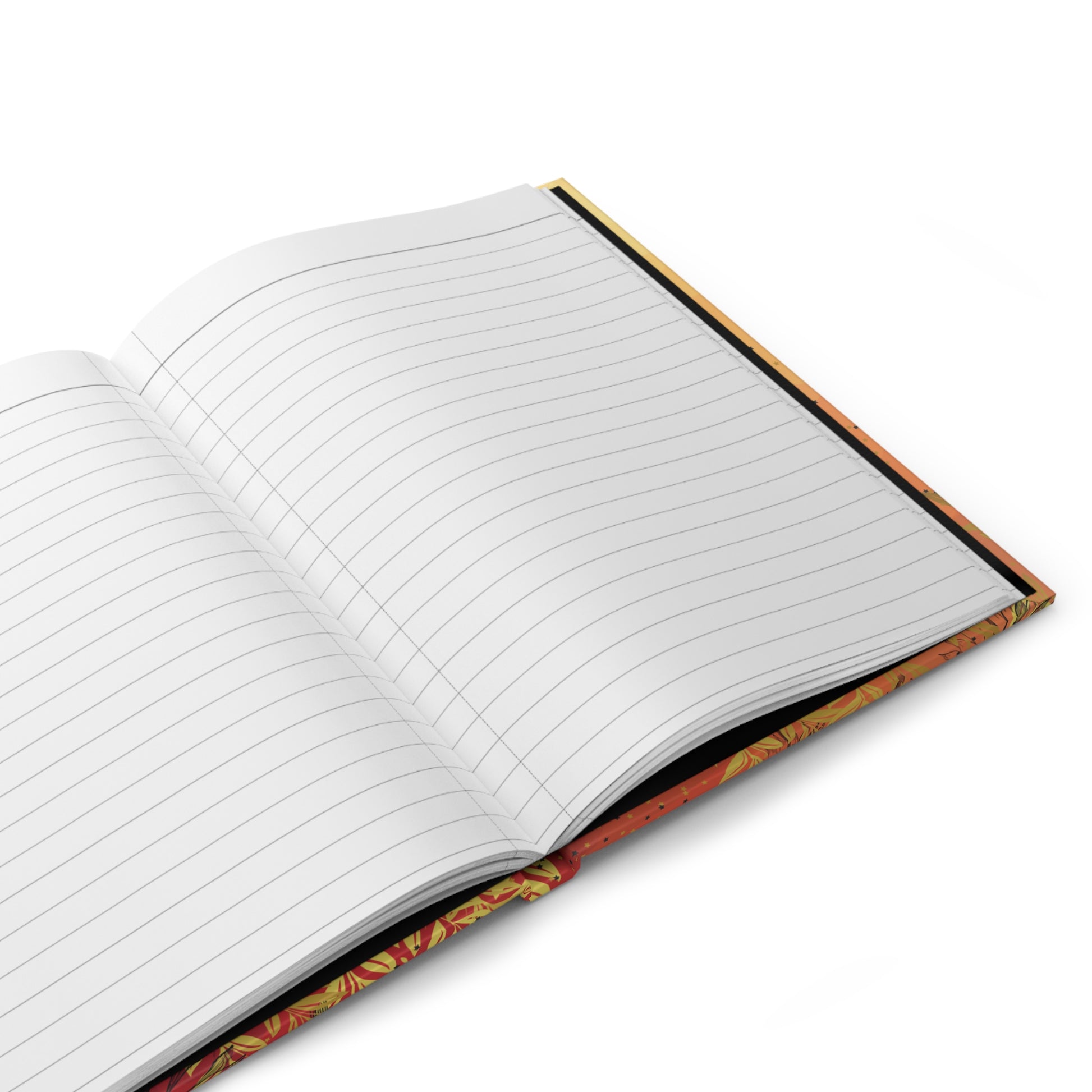 Matthew 6:25-34 - 'I Gain Nothing by Fretting...' Hardcover Biblical Affirmations Journal Open, lined pages example