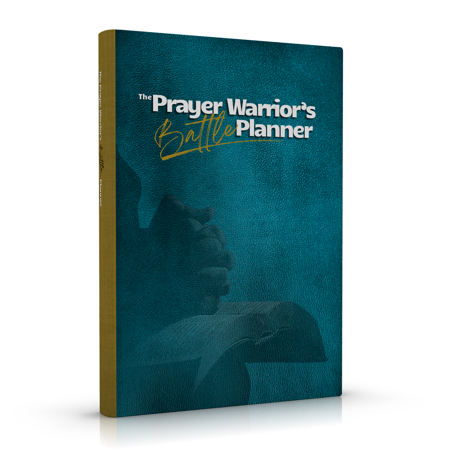 Book titled 'The Prayer Warrior's Battle Planner' on a white background
