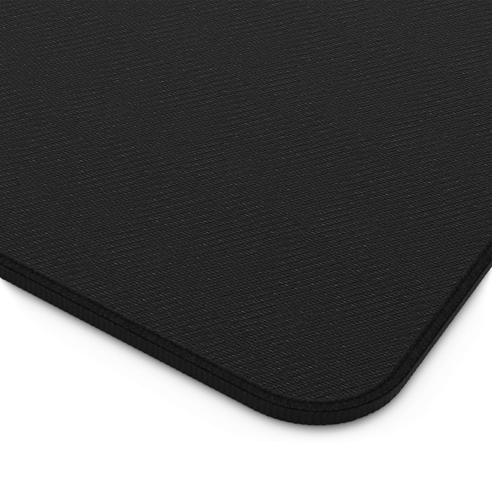 Romans 12:2 - 'Let God Transform You' Christian Desk Mat Back Close up of anti-slip backing