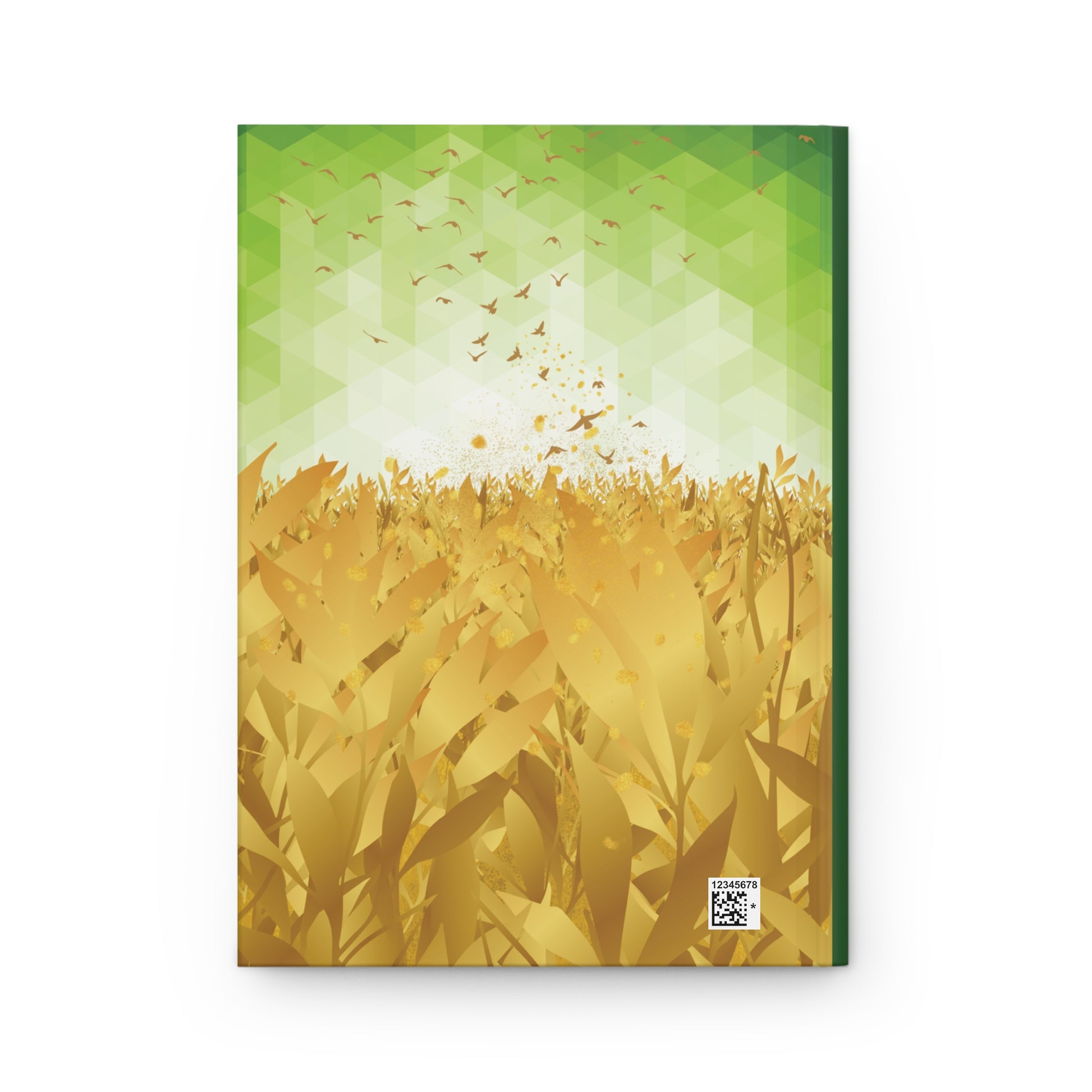 Matthew 6:33- 'Seek first the Kingdom' Hardcover Christian Journal Back cover, no background