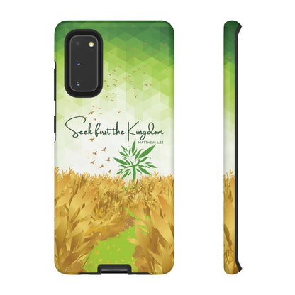 Matt 6 'Seek first the Kingdom' Samsung Galaxy S20 Cases_ Matte