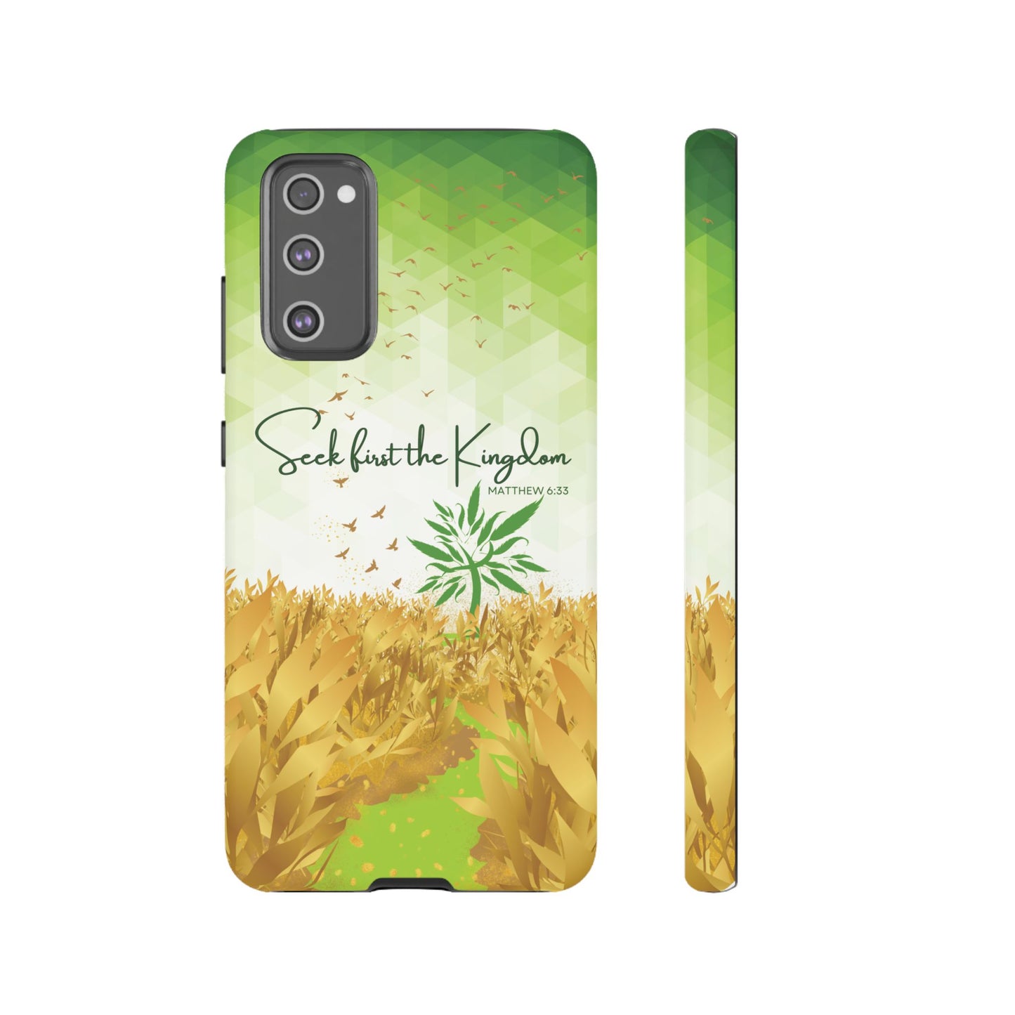 Matt 6 'Seek first the Kingdom' Samsung Galaxy S20 FE Cases_ Matte
