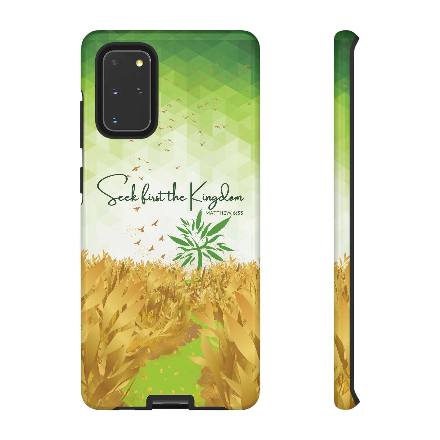 Matt 6 'Seek first the Kingdom' Samsung Galaxy S20 Plus Cases_ Glossy