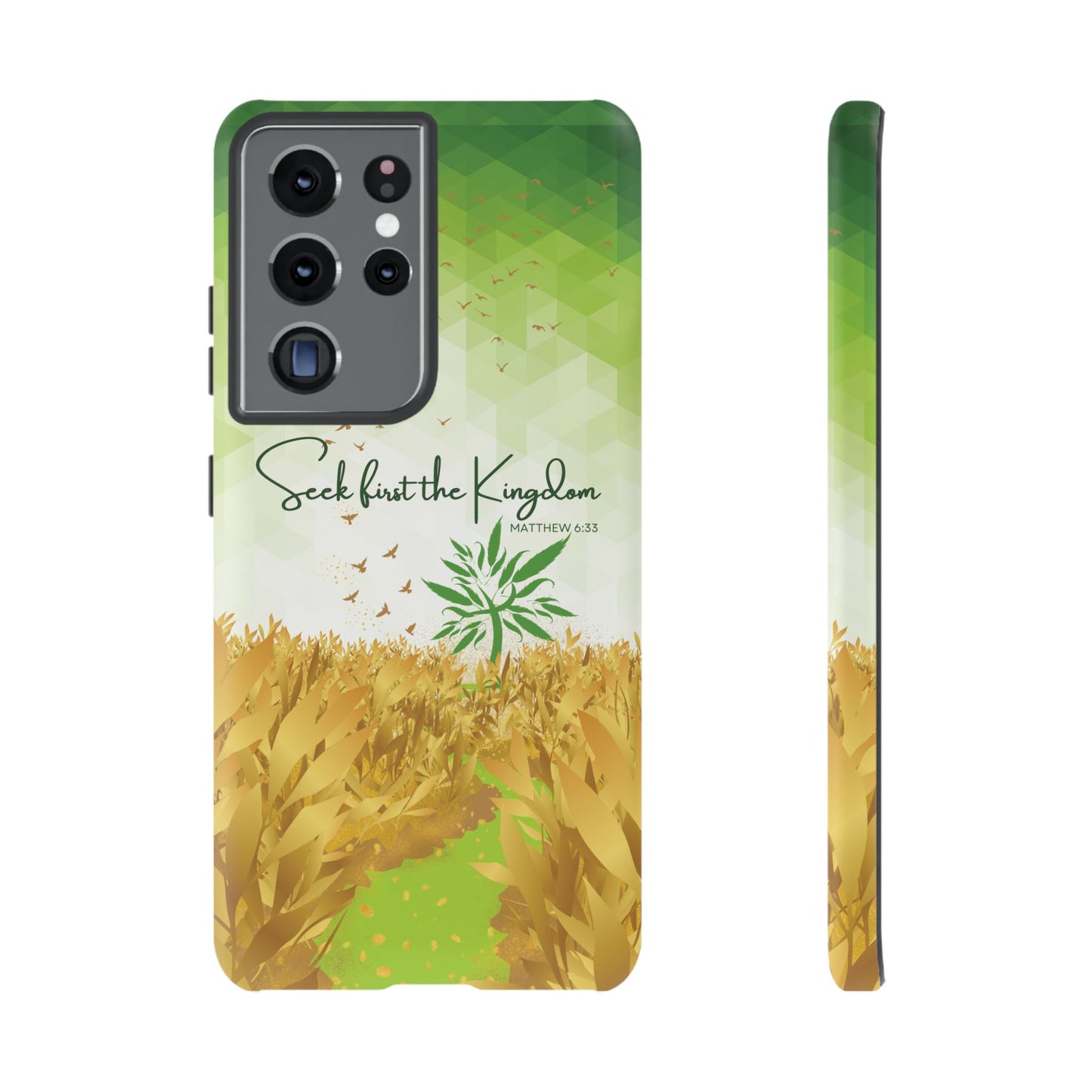 Matt 6 'Seek first the Kingdom' Samsung Galaxy S21 Ultra Cases_ Matte