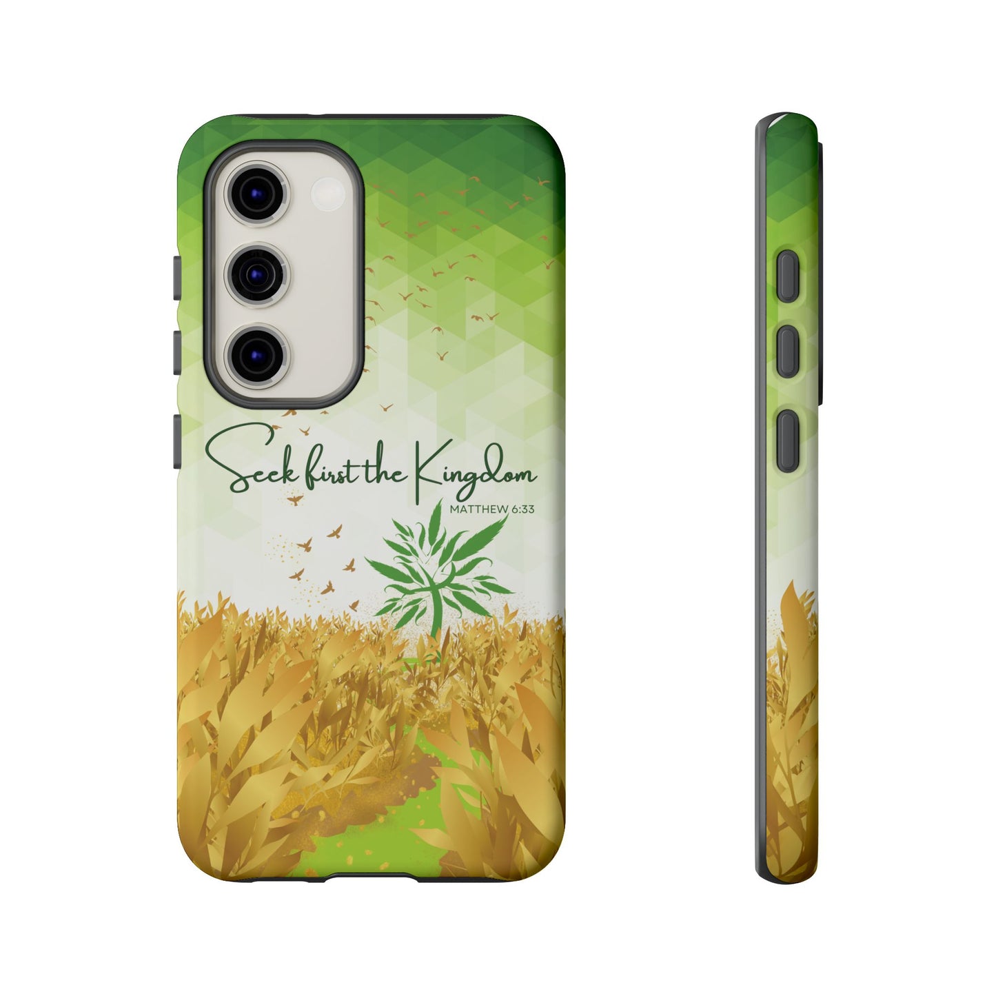 Matt 6 'Seek first the Kingdom' Samsung Galaxy S23  Cases_ Matte