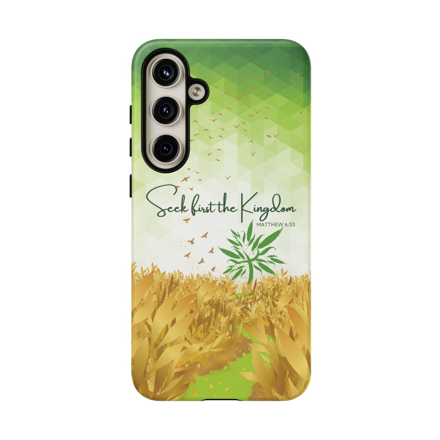 Matt_6_Seek_first_the_Kingdom_Samsung_Galaxy_S24_Plus_Cases_Matte