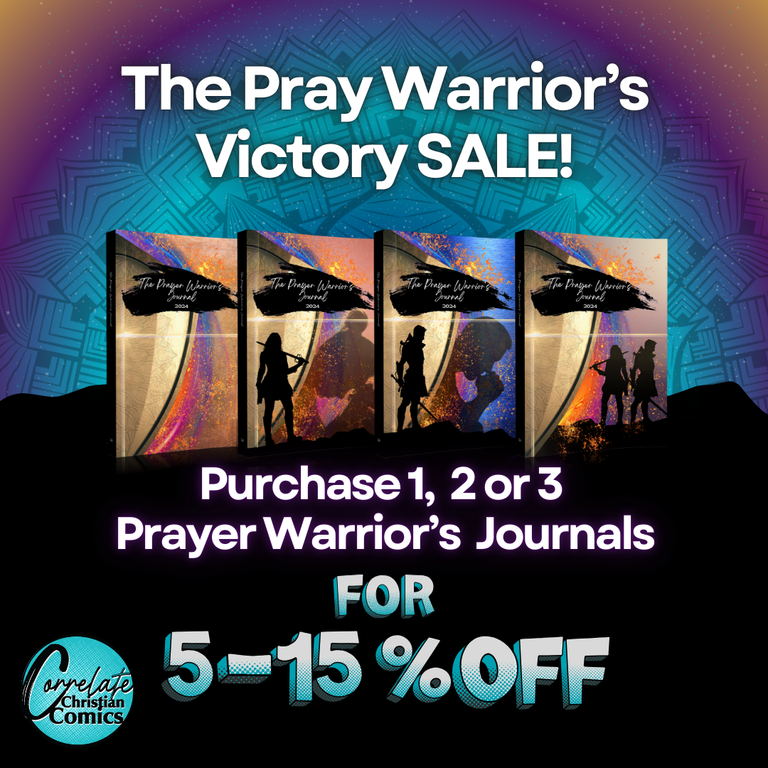 The Prayer Warrior's Victory Sale! Purchase 1, 2 or 3 Prayer Warrior's Journals for 5-15% off! 
