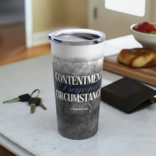 "Contentment Beyond Circumstance" Insulated Tumbler