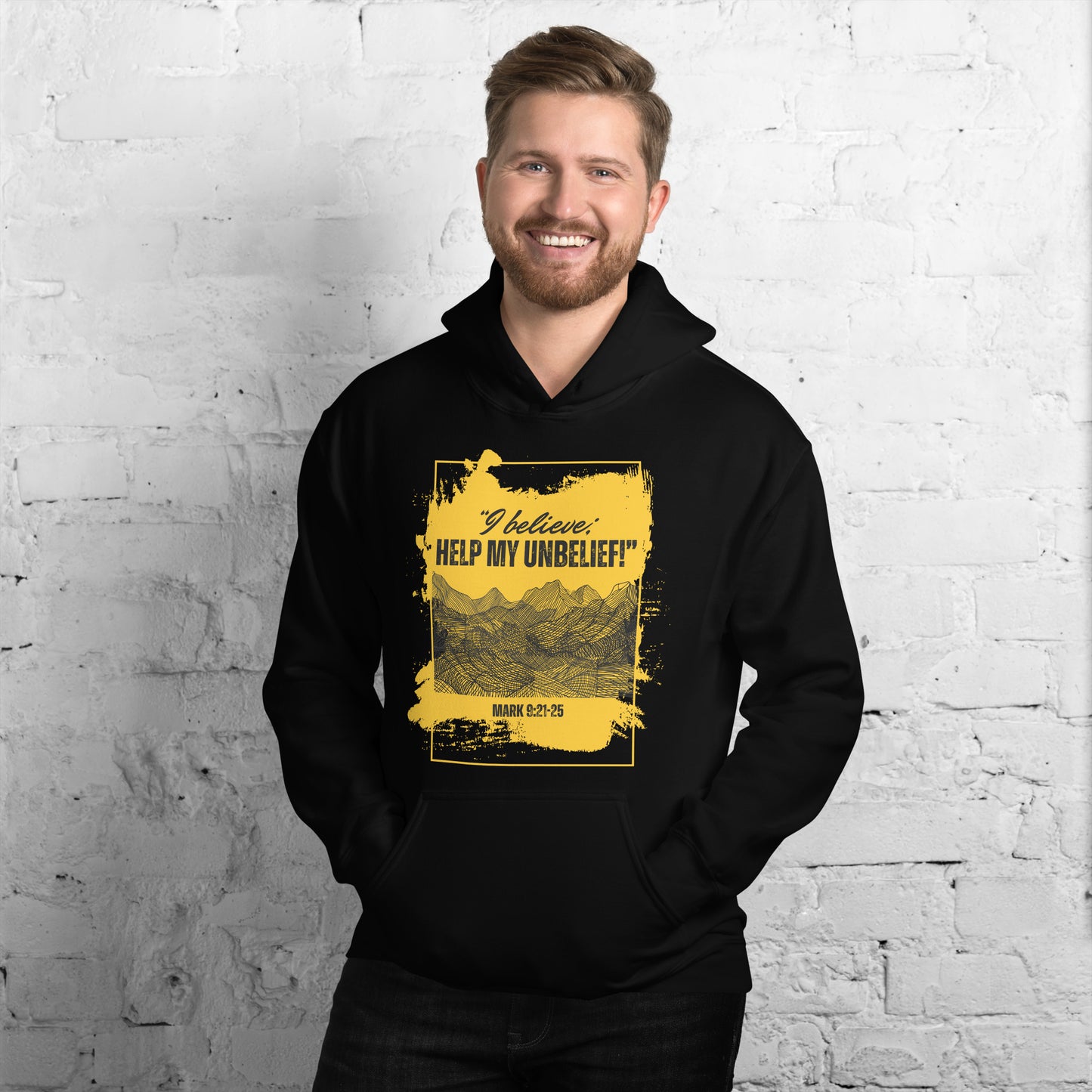 "I Believe, Help my Unbelief!" Mark 9:21-25 Heavy Blend Hoodie