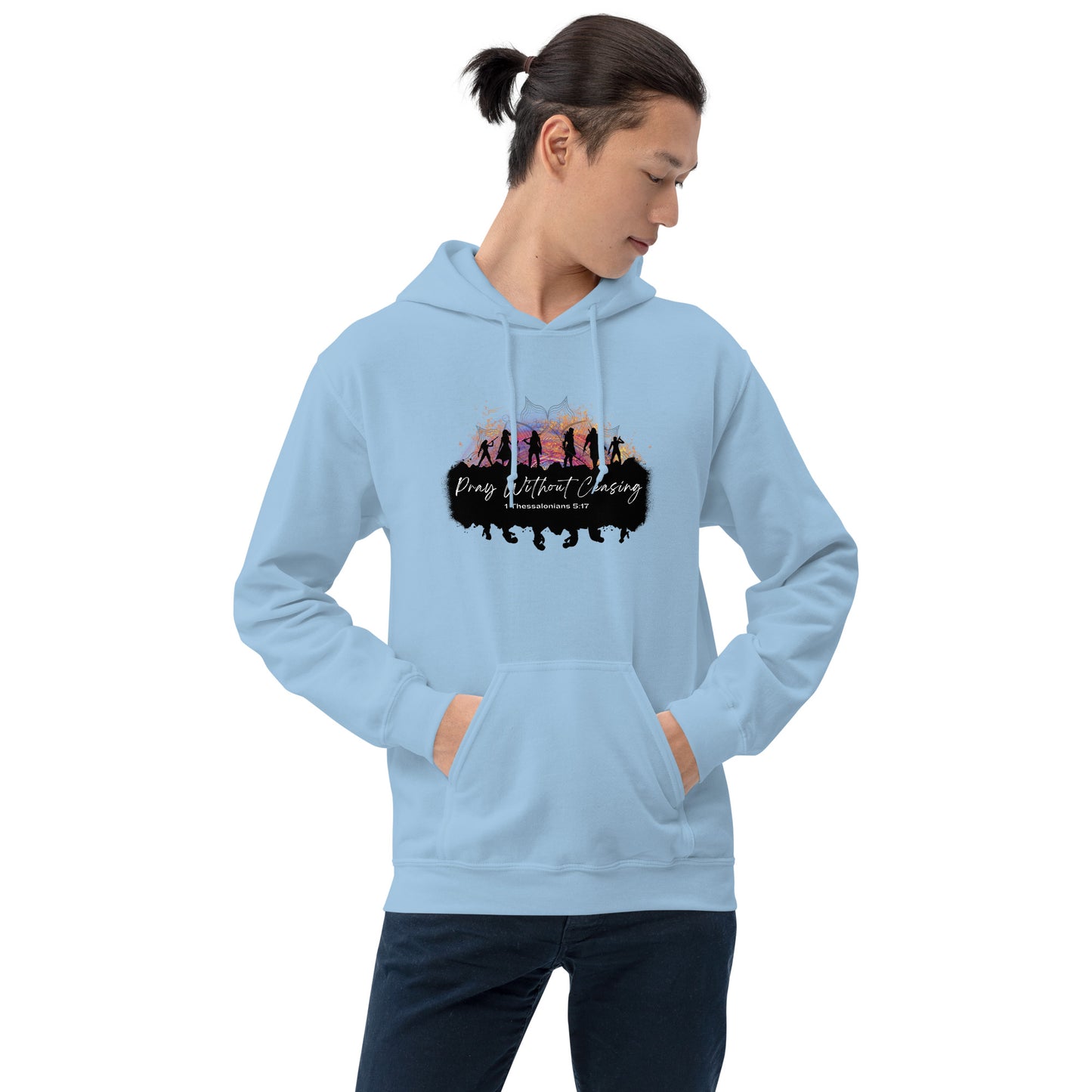 Pray Without Ceasing 1 Thess 5:17 Heavy Blend Hoodie